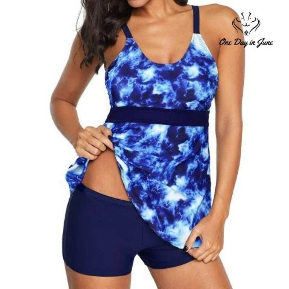 Zando Boyshort Tankini Swimsuit Size XXXL